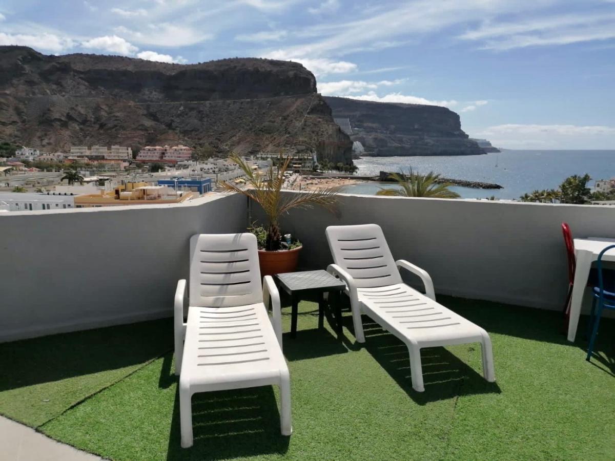 Pensión Playa Puerto De Mogan Exterior foto