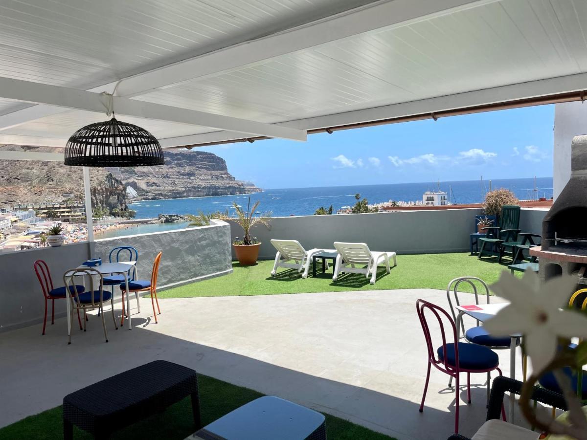Pensión Playa Puerto De Mogan Exterior foto