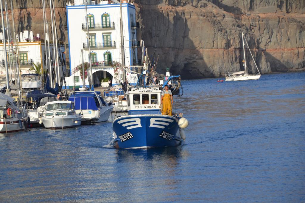 Pensión Playa Puerto De Mogan Exterior foto